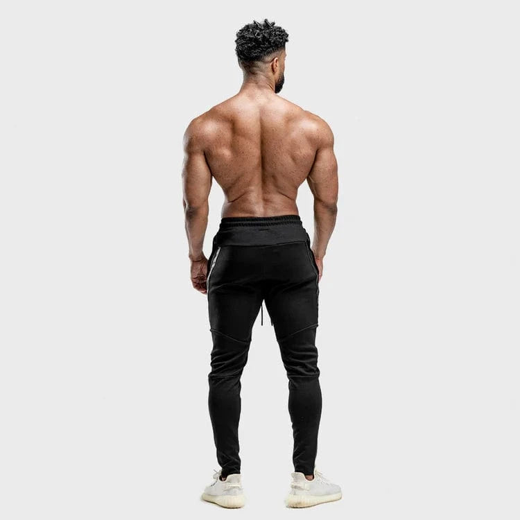 Joggingbuxur - íþróttaföt - karlar - herra -Squatwolf - Warrior joggingbuxur - æfingaföt - íþróttafatnaður - æfingafatnaður #litur-color_black
