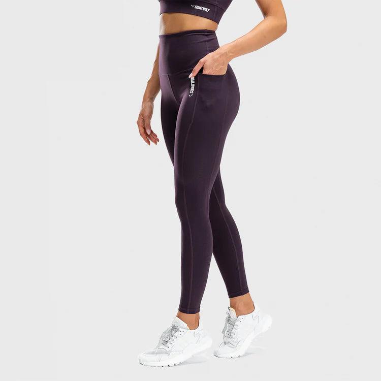 Leggings-konur-leggings-uppháar-í-mittið-íþróttaföt-íþróttafatnaður-æfingaföt-æfingafatnaður-ræktarföt-Beetroot-We-Rise-leggings#litur-color_beetroot