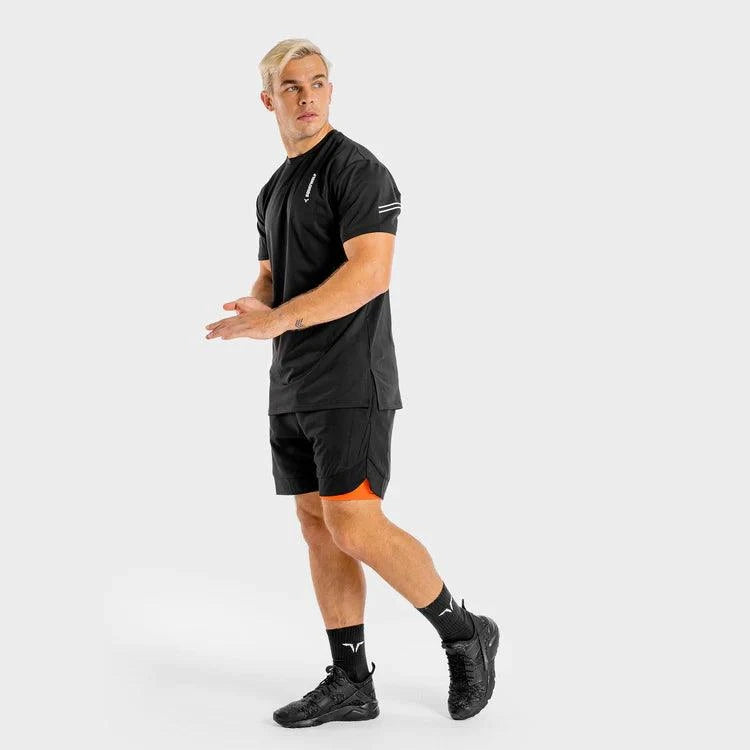 Sokkar - Íþróttasokkar - konur - karlar - íþróttaföt - íþróttafatnaður - æfingaföt - æfingafatnaður - ræktarföt - Squat Wolf - SQUATWOLF - Ludus.is - Core - svartir íþróttasokkar -100% bómull#litur-color_onyx